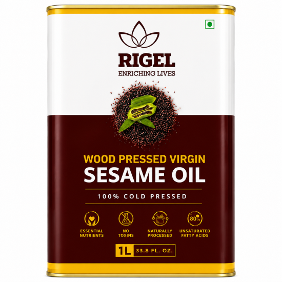 Rigel Wood Pressed Virgin Sesame Oil 1 L