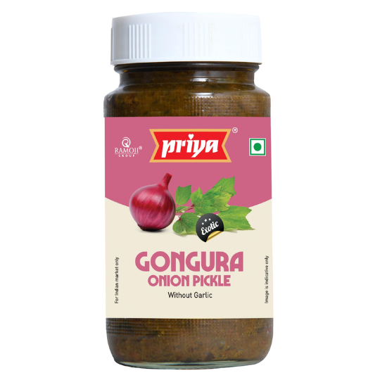 Priya Gongura Pickle With Onion No Garlic 300 GM
