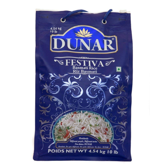 Dunar Festiva Basmati Rice 10 LB