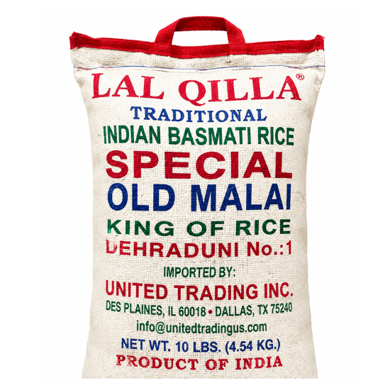 Lal Qilla Traditional Indian Basmati Rice 10 LB