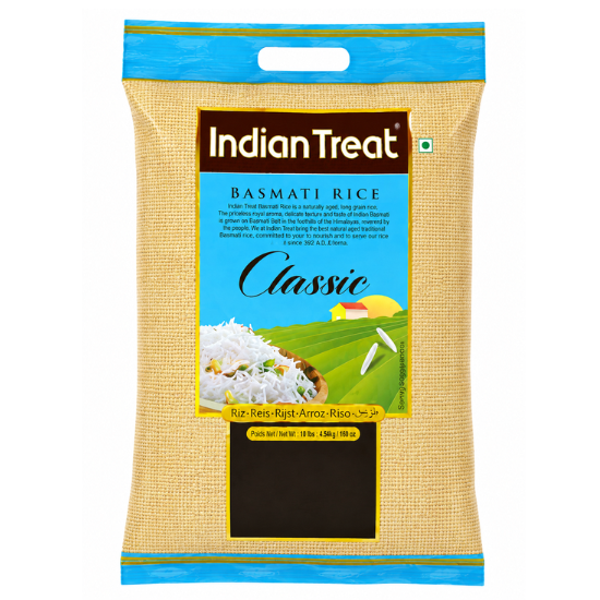 Indian Treat Basmati Rice 10 LB