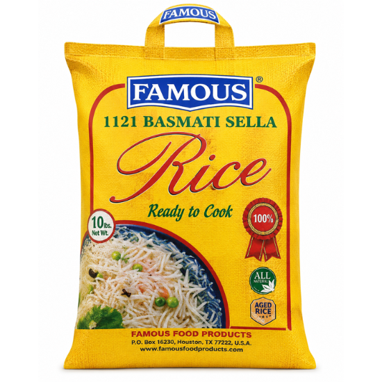 Famous 1121 Basmati Sella 10 LB