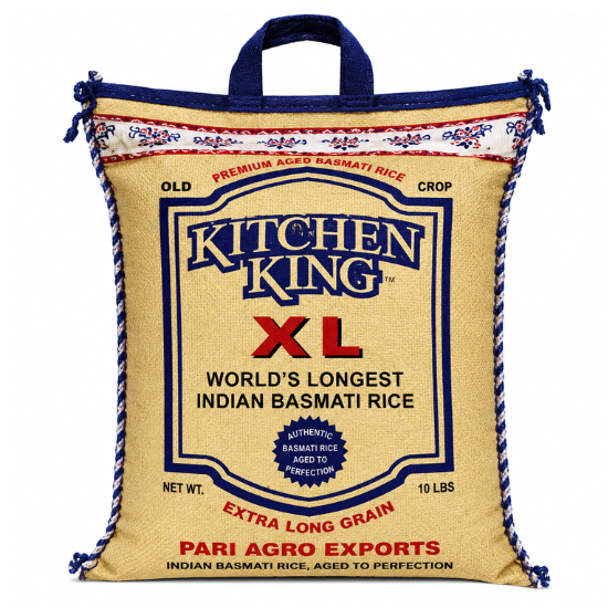 Kitchen King XL Indian Basmati Rice 10 LB