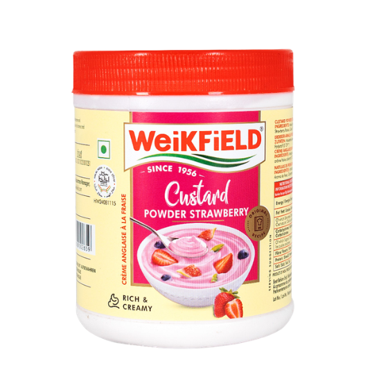 Weikfield Strawberry Custard Powder 300 GM