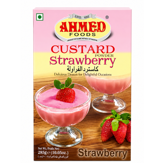 Ahmed Custard Powder Strawberry Flavoured 285 GM