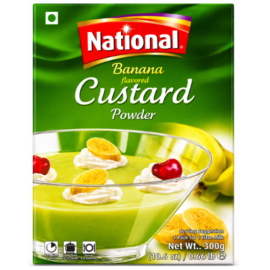 National Custard Banana 300 GM