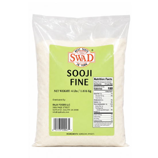 Swad Sooji Fine 4 LB