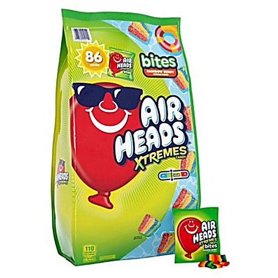 AirHeads Rainbow Berry Xtremes Bites Chewy Candy