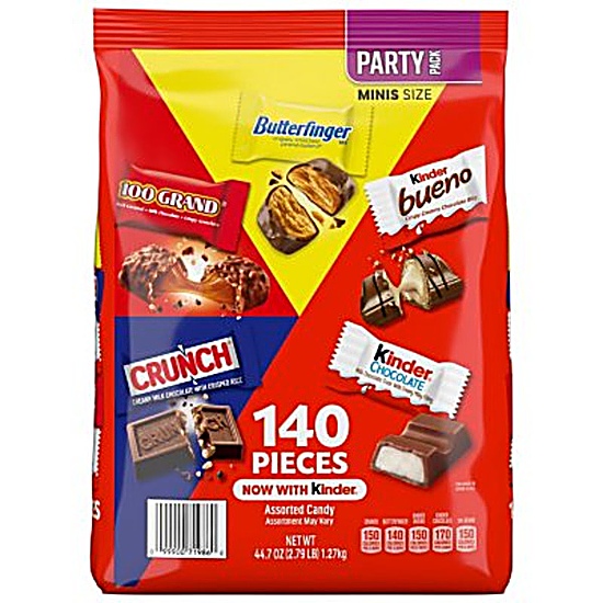 Ferrero Butterfinger & Kinder Minis Chocolate Candy Bars Variety Pack