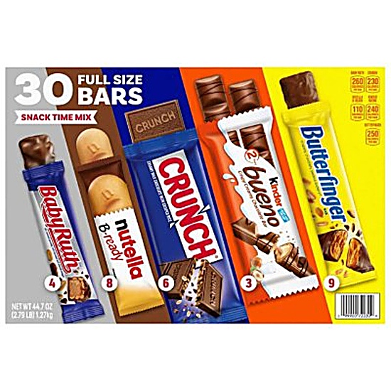 Ferrero Butterfinger, Kinder & Nutella B-Ready Assorted Variety Pack