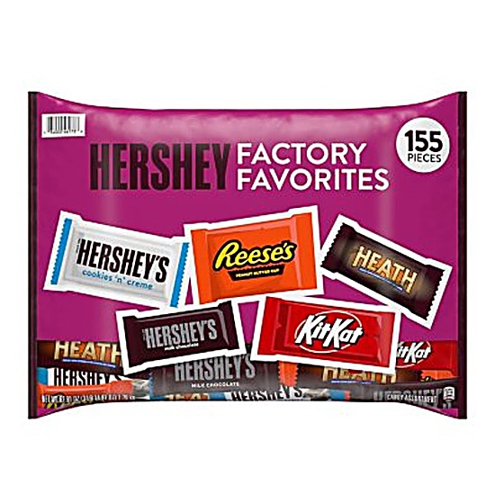 Hershey's Assorted Chocolate Flavored Snack Size Candy