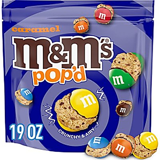 M&M's Pop'd Caramel Crunchy Chocolate Candy