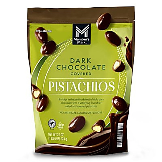 Member’s Mark Dark Chocolate Covered Pistachios