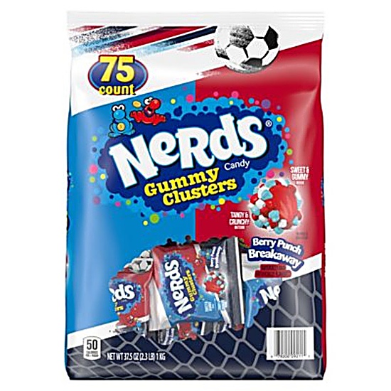 NERDS Berry Punch Summer Gummy Clusters Treat Size Chewy Candy