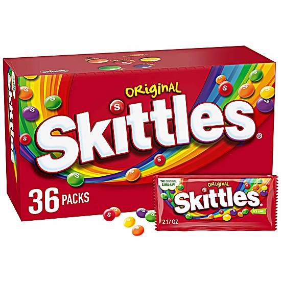 Skittles Original Fruity Chewy Candy Box