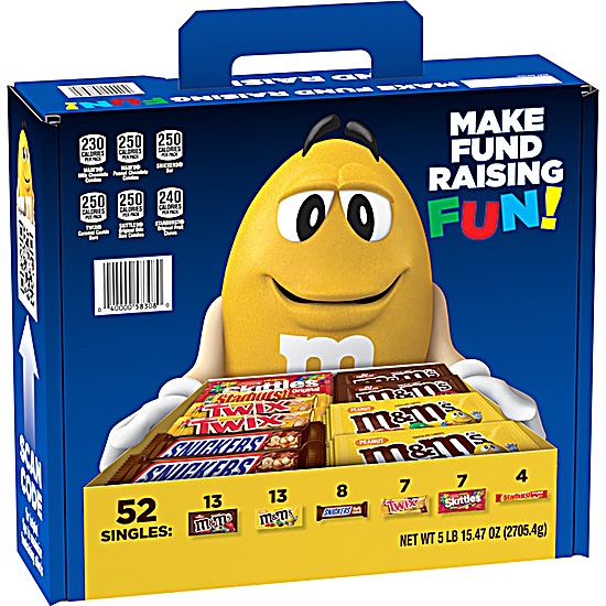 Skittles, Snikcers, Twix & More Fundraiser Candy Bulk Variety