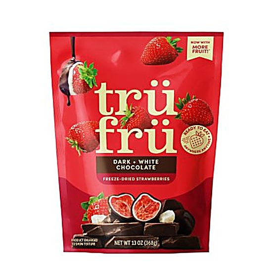 Tru Fru Dark + White Chocolate Freeze-dried Strawberries