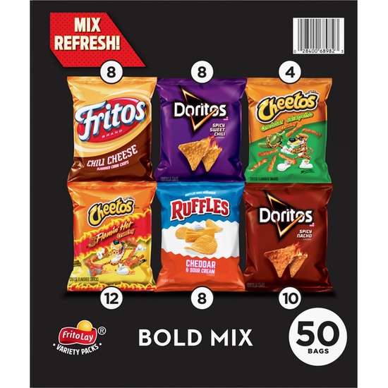Frito Lay Bold Mix, Variety Packs