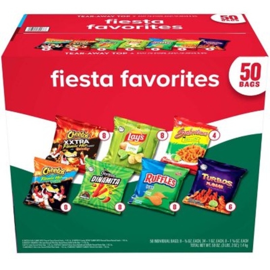 Frito Lay Fiesta Favorites Mix Variety Pack Snacks