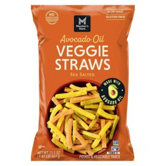 Member’s Mark Sea Salted Avocado Oil Veggie Straws Potato & Vegetable Snack