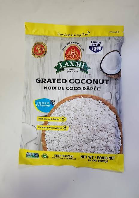 Laxmi Grated Coconut 14 OZ