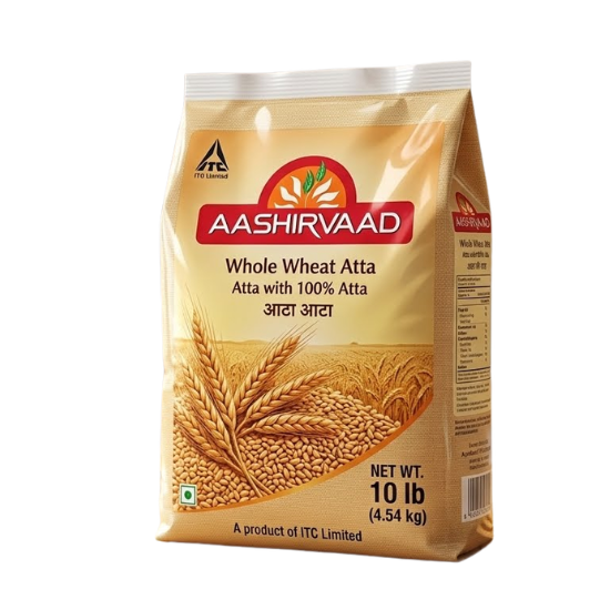 Aashirvaad Whole Wheat Atta 10 LB