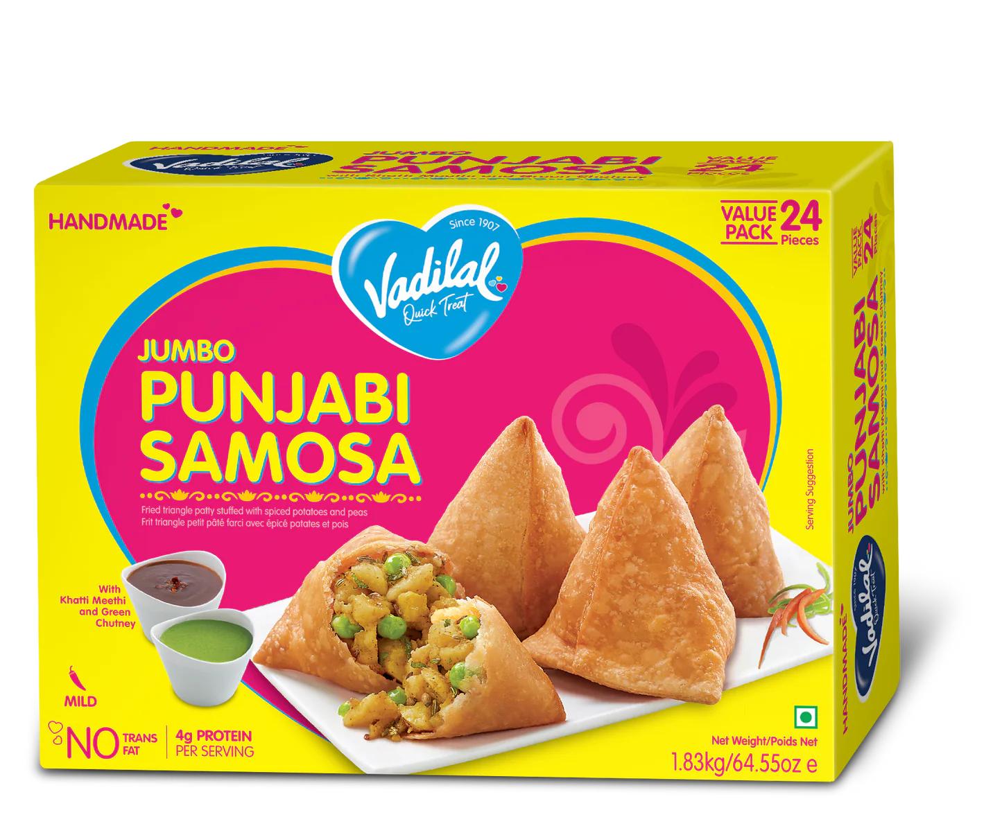 Vadilal Punjabi Samosa - 24 PC