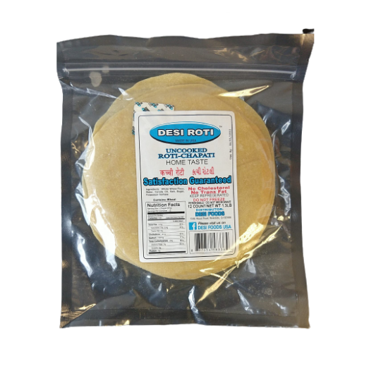 Desi Roti Uncooked 12 CT