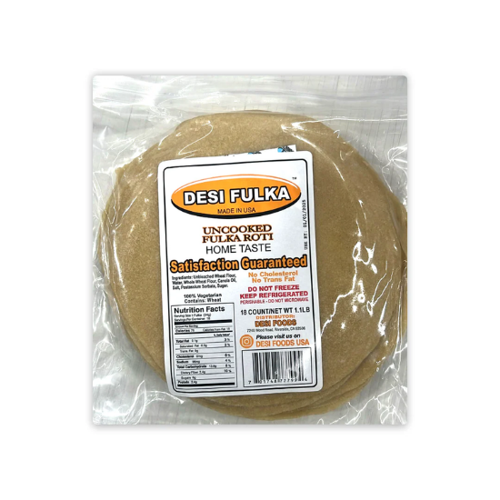 Desi Uncooked Fulka 18 CT