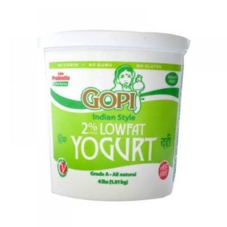 Gopi Yogurt Low Fat 4 LB