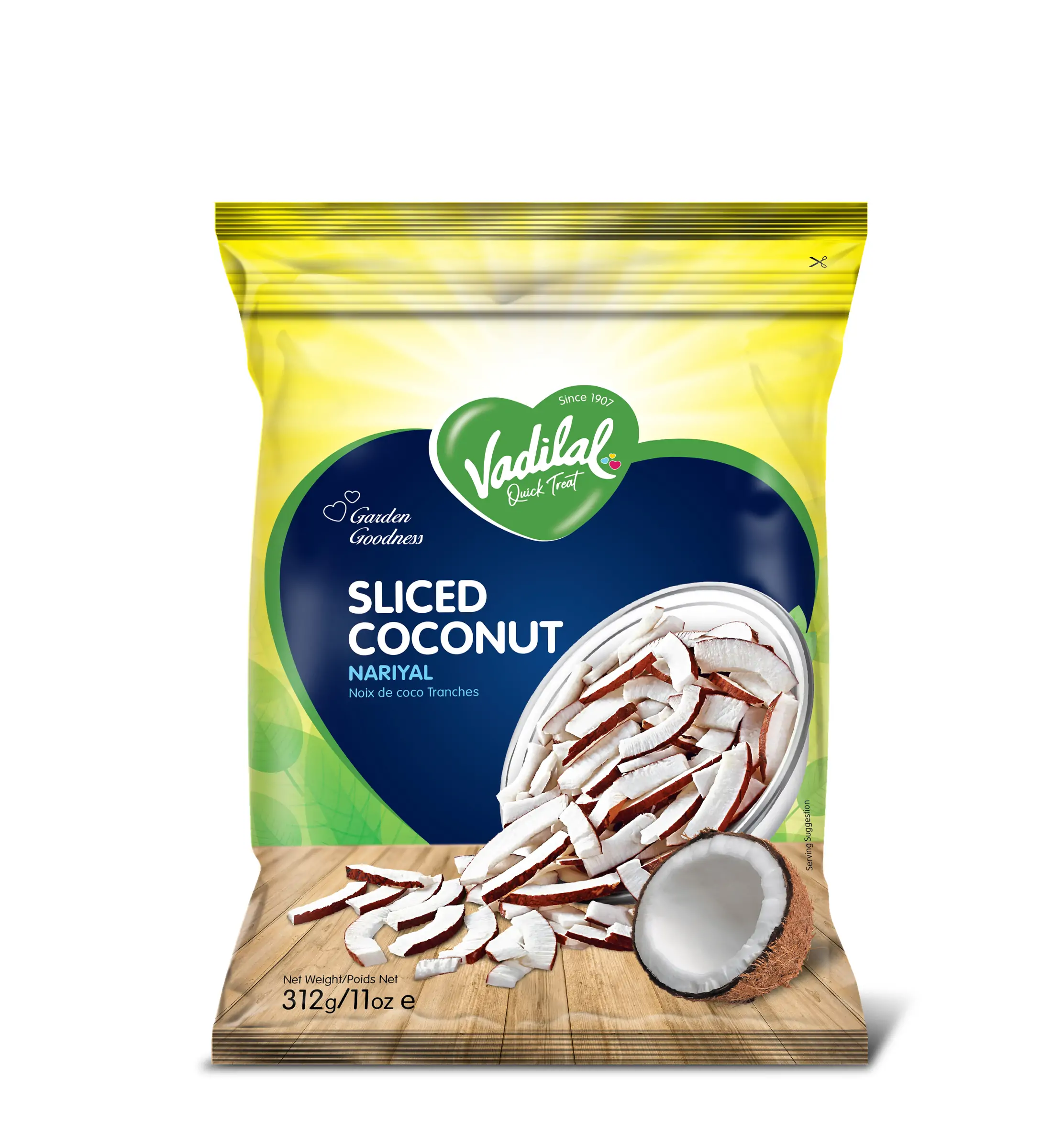 Vadilal Nariyal Slices 312 GM