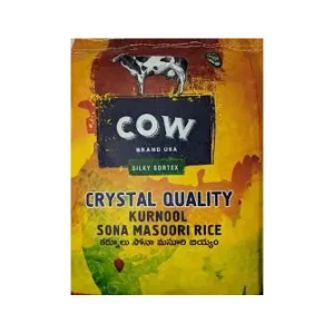 Cow Crystal Sona Masoori Rice 20 LB