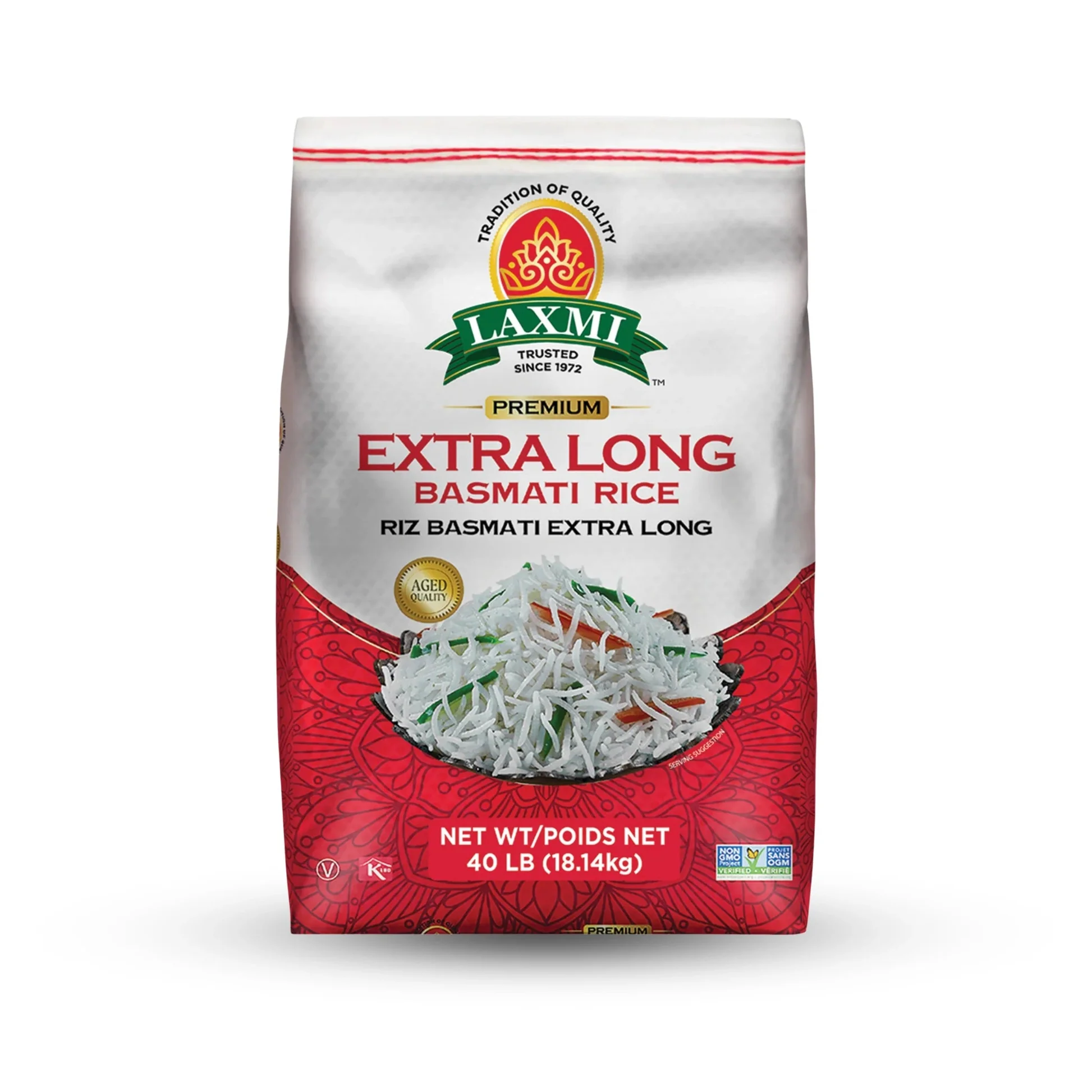 Laxmi Extra Long Basmathi Rice 40 LB