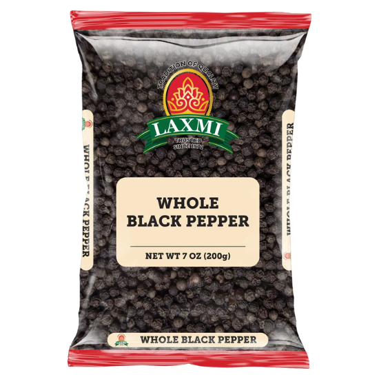 Laxmi Black Pepper Whole 200 GM