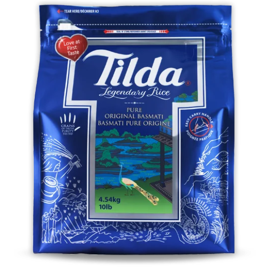 Tilda Pure Basmati Rice 10 LB