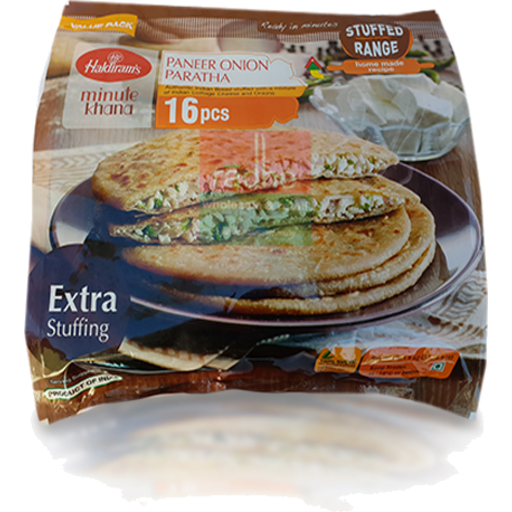 Haldiram's Paneer Onion Paratha 16PC