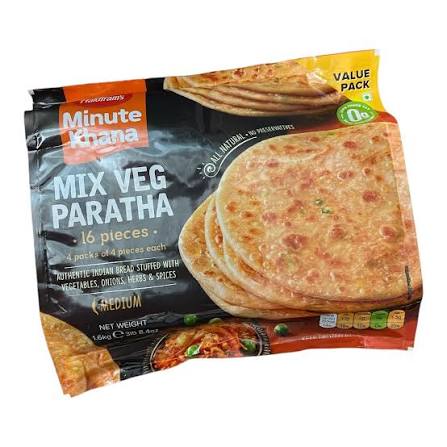 Haldiram's Mixed Vegetable Paratha 16PC