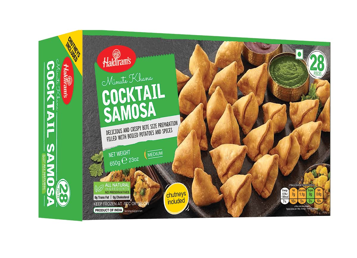 Haldirams Cocktail Samosa 650 GM