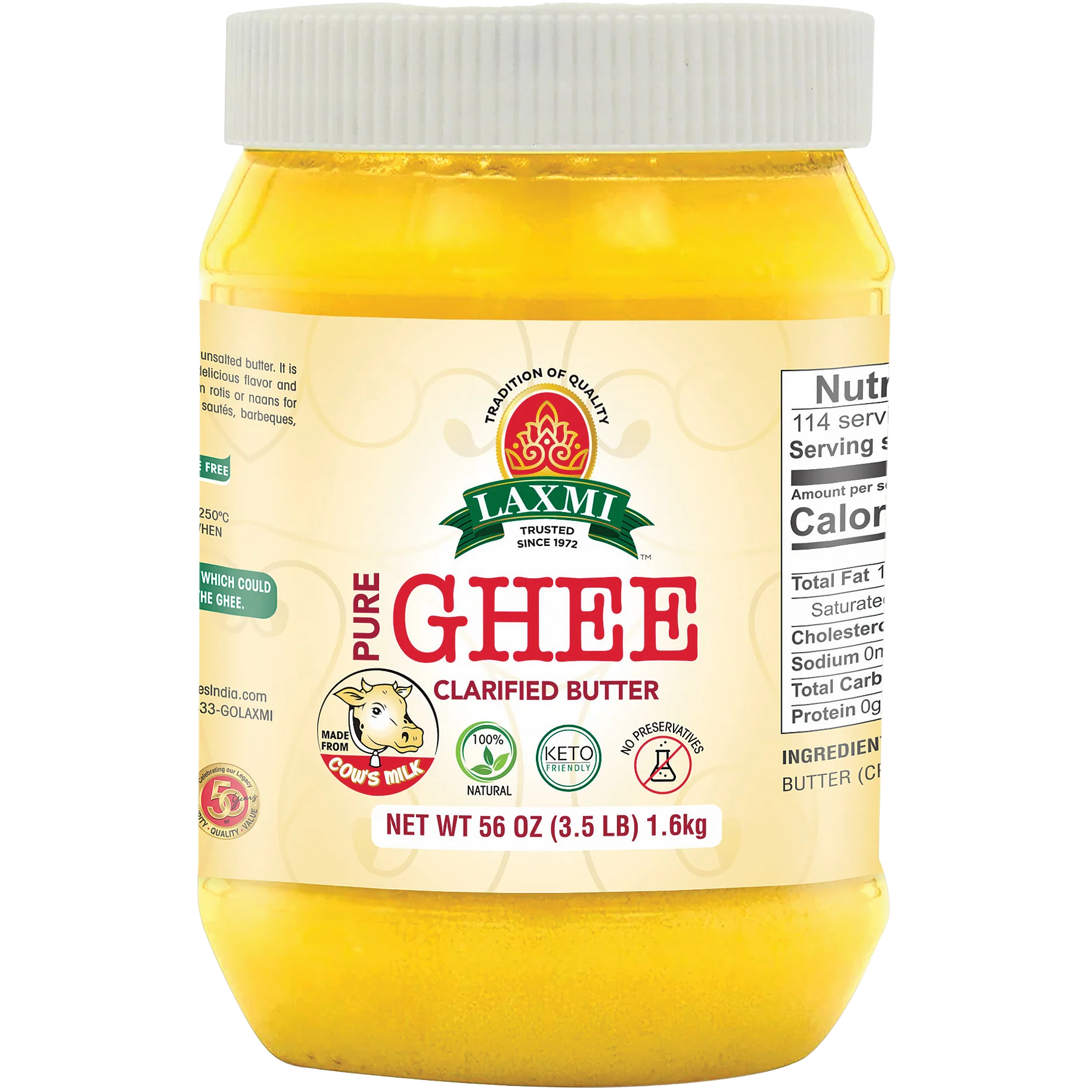 Laxmi Pure Ghee 56OZ