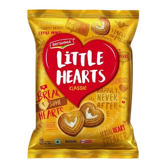 Britannia Little Hearts 75GM
