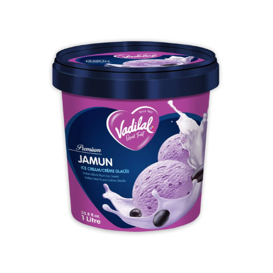 Vadilal Jamun Ice Cream 1ltr