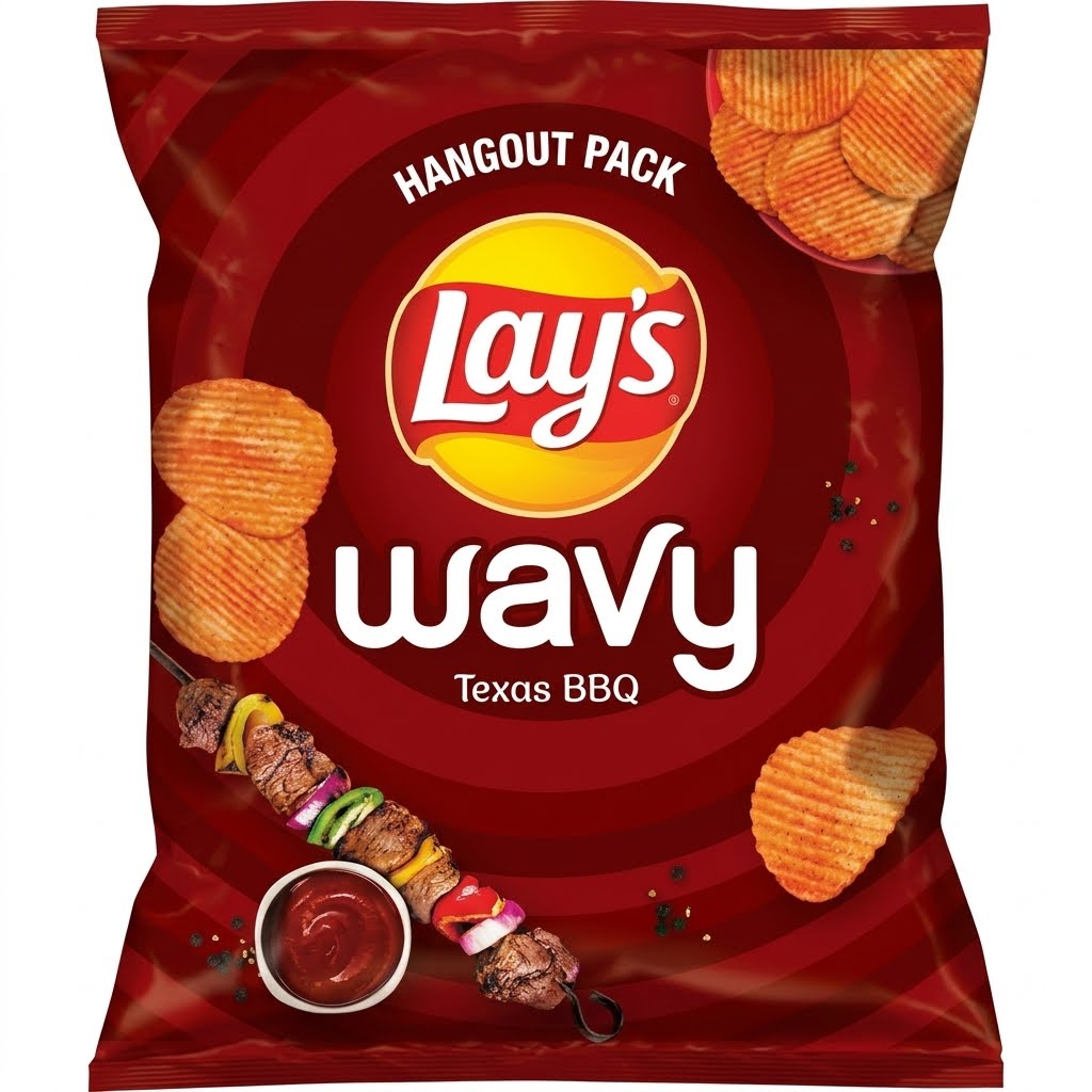 Lays Wavy Texas BBQ 70GM