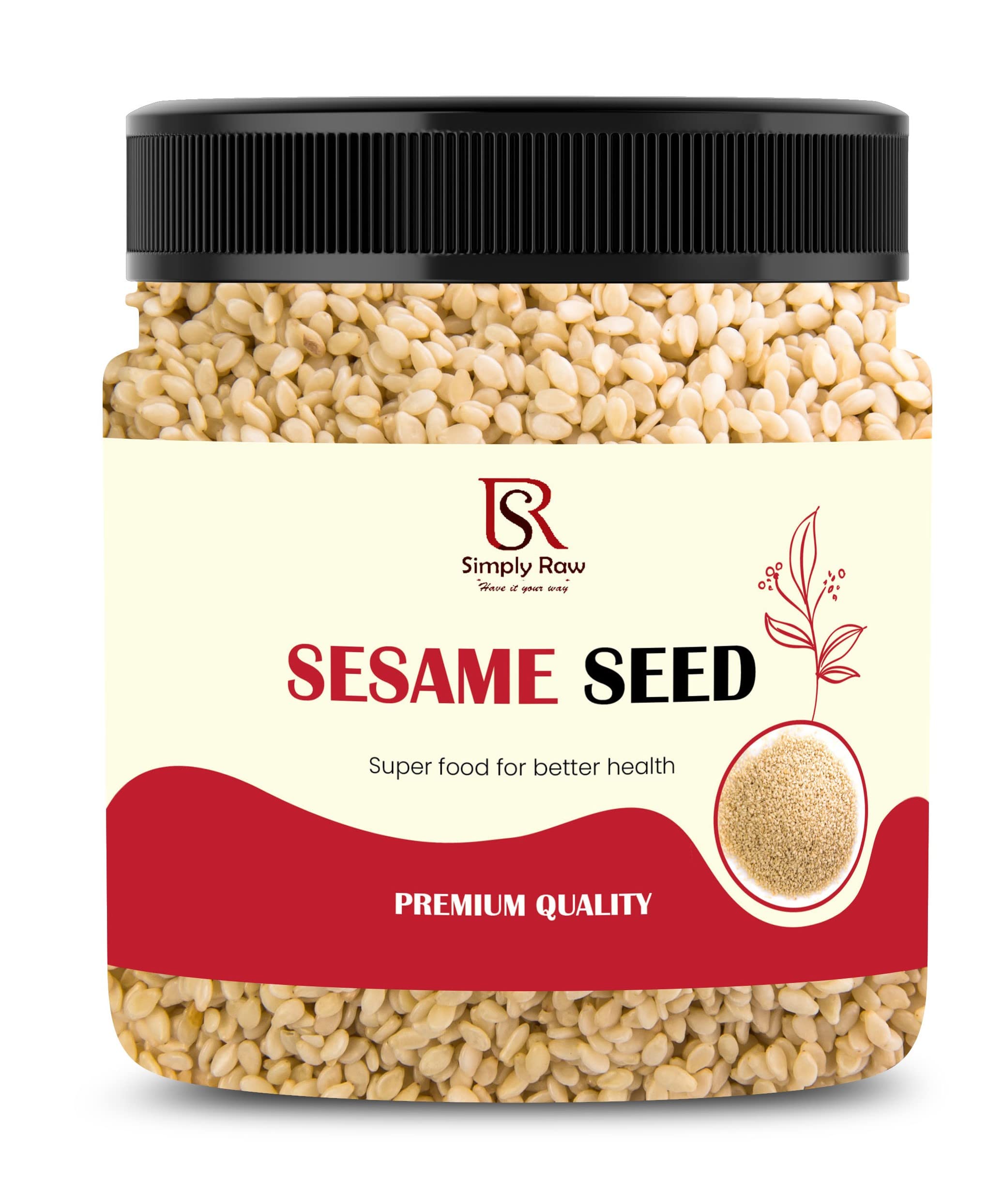 SR Sesame Seeds White 14 OZ