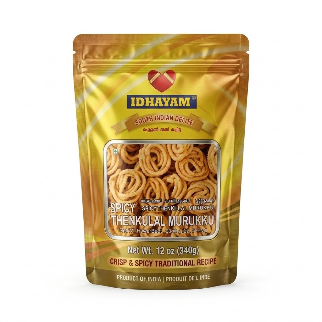 Idhayam Thenkulal Murukku 12 OZ