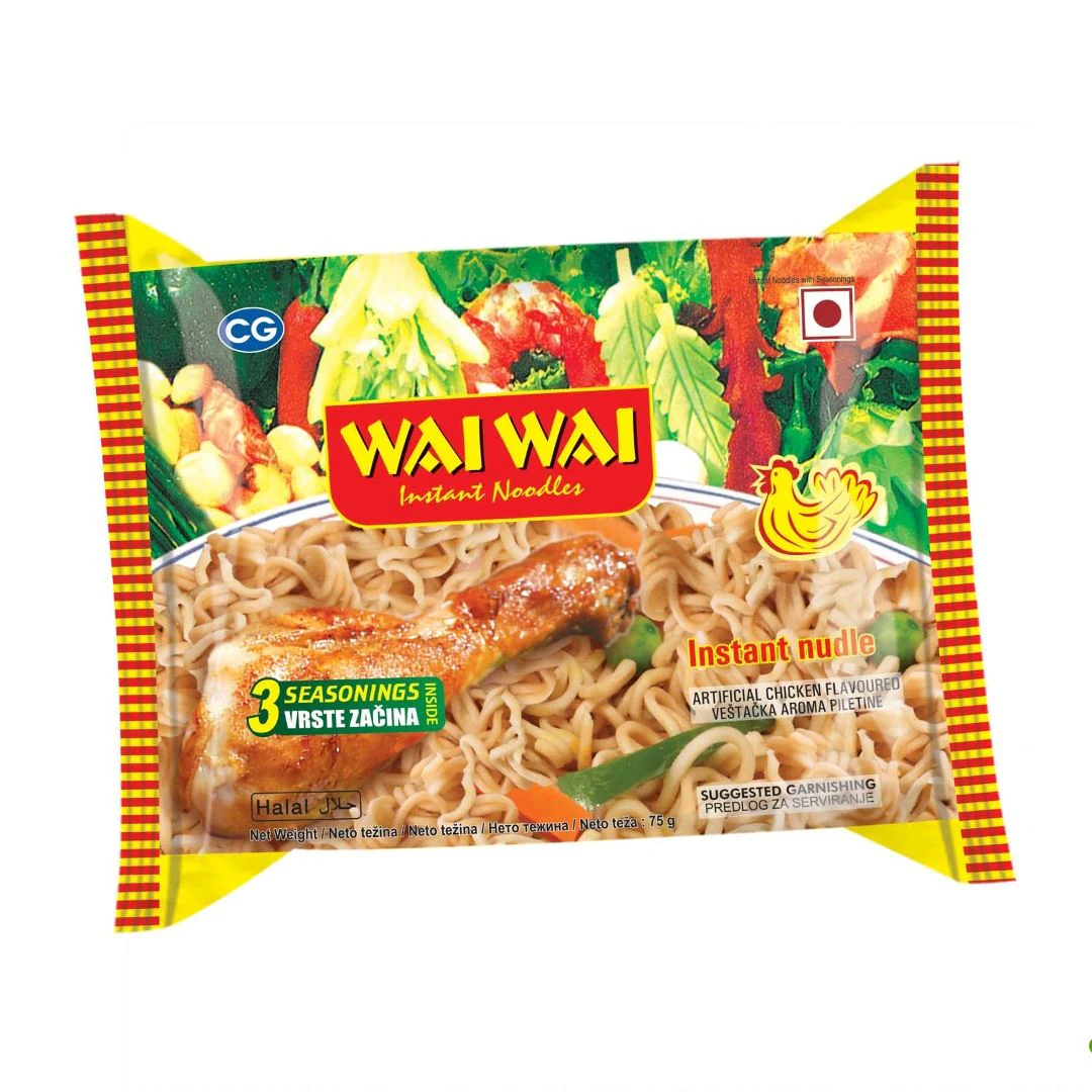 WaiWai Chicken Noodle 75GM