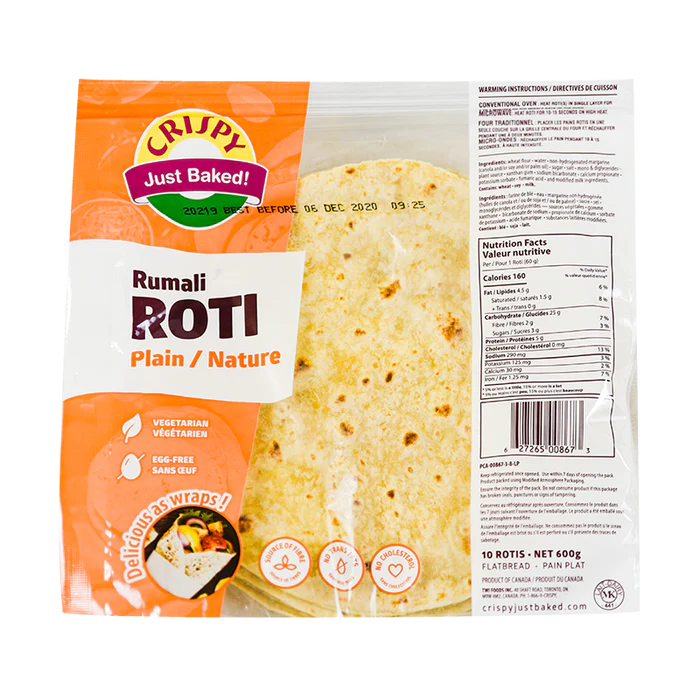 Crispy Rumali Roti P 600GM