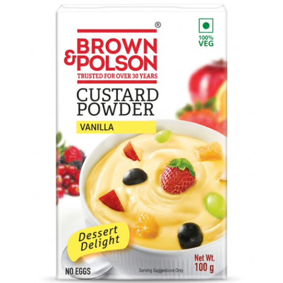 Brown & Polson Custard Powder Vanilla 100GM