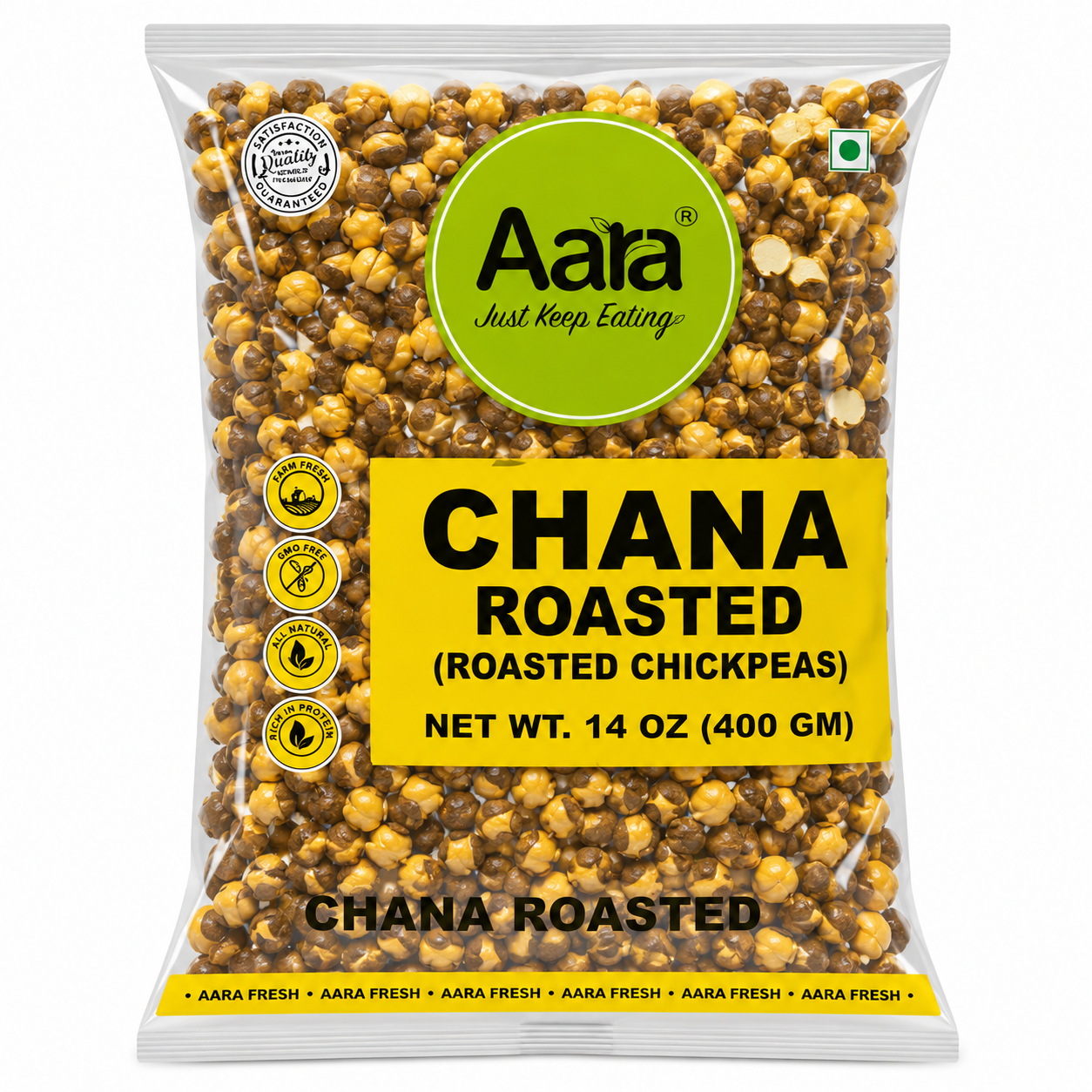 Aara Chana Roasted Whole 400 GM