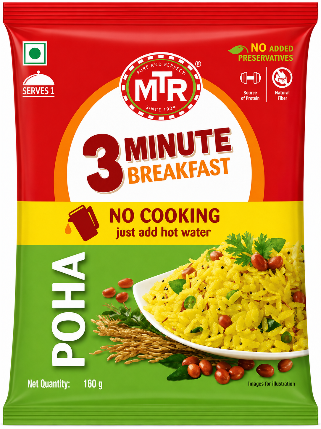 MTR 3Min Break Poha 160GM