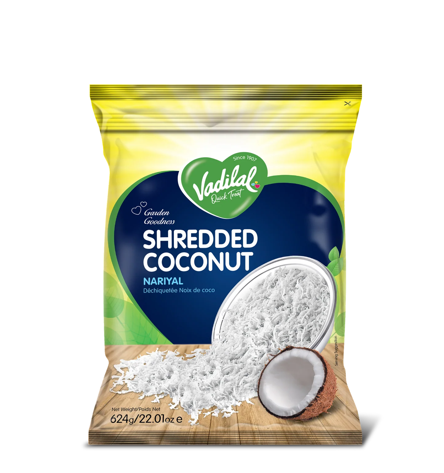 Vadilal Shredded Coconut 624GM